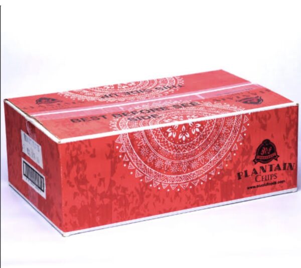 Olu Olu Sweet Chili Plantain chips  Box Pack of 24