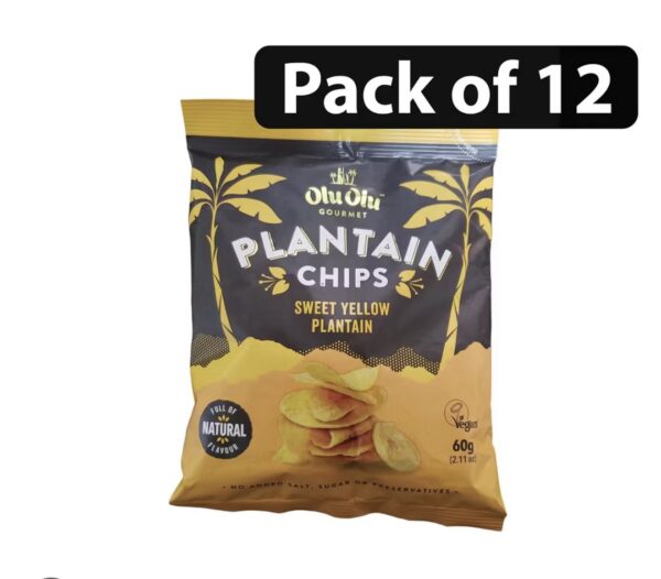 Olu Olu Plantain chips Sweet half box