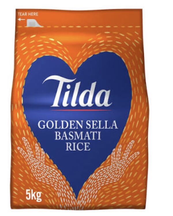 Tilda Golden Sella Rice 5kg