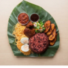Cooked Waakye small bowl