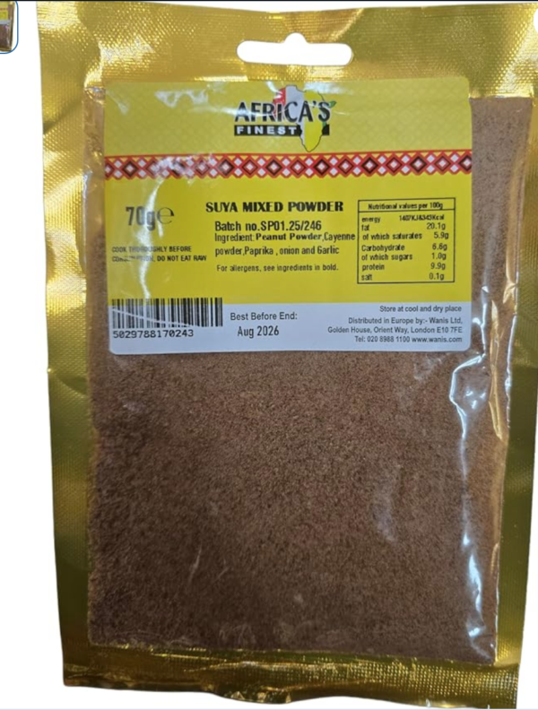 Africa Finest Suya Mixed Powder 70g