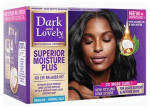 Dark and Lovely Relaxer- No dye Kit -Super