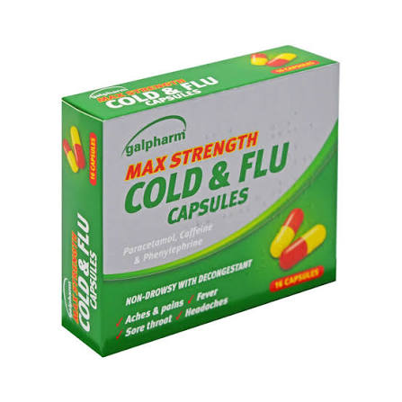 Galpharm Max Strength Cold & flu Capsule