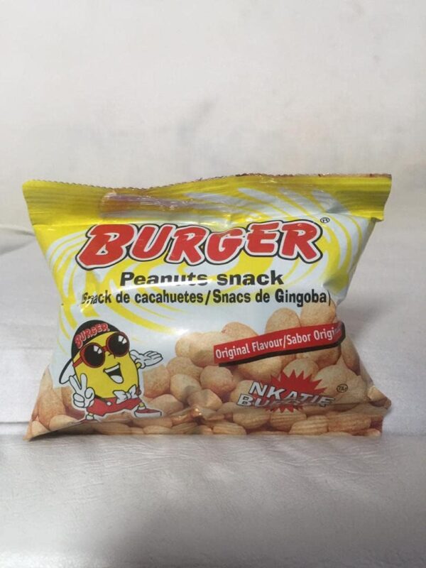 Burger peanut snack pack of 12