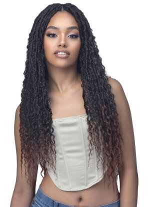 Kali deep boho locs Burg