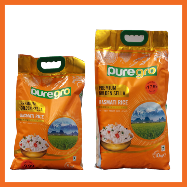 Puregro Premium Golden Sella Basmati Rice