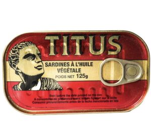 Titus Sardine in vegetable Oil