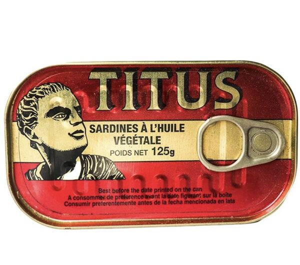 Titus Sardine in vegetable Oil