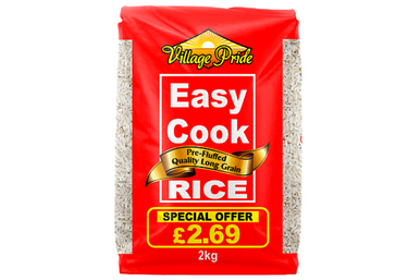 Village pride Easy cook rice 2KG