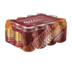 Supermalt can 330ml 12 pack