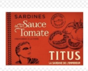 Titus sardine tomatoes sauce 125g