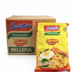 Indomie belleful Size Noodles Chicken Flavor 180g box
