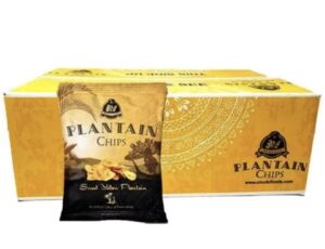 Olu Olu Yellow Plantain Sweet chips box