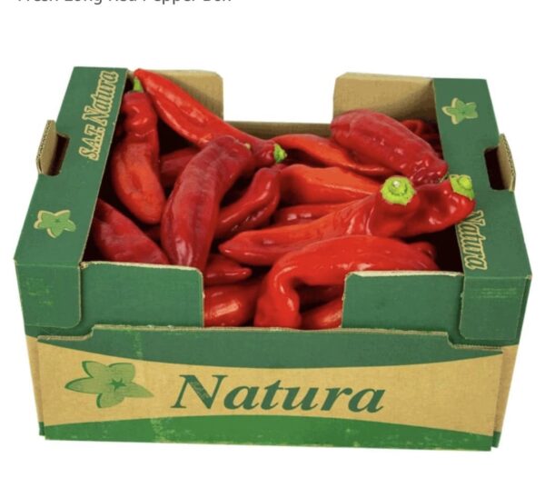 Long Red Pepper Box