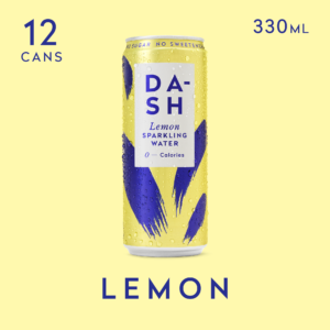 DA- SH lemon sparkling water