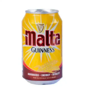 Malta Guinness can