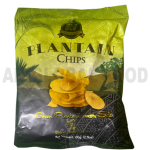 Plantain chips green