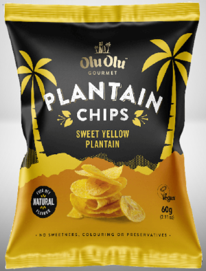 Plantain chips sweet yellow