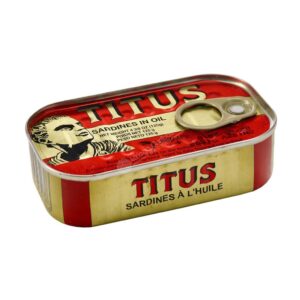 Titus sardine huile 125g
