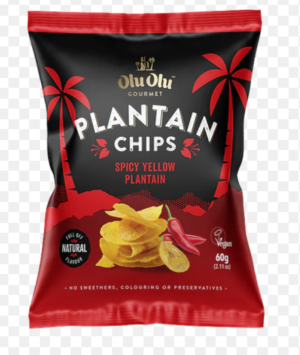 Olu Olu Sweet Chili Plantain Chips 60g