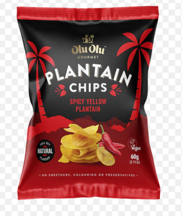 Olu Olu Sweet Chili Plantain Chips 60g