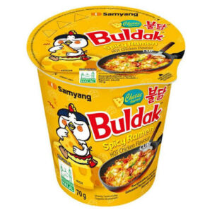 Buldak Hot Chicken Flavour Ramen Cup Cheese Flavour 80g